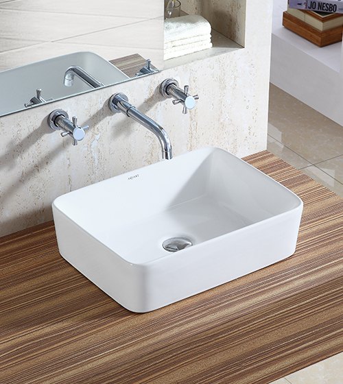 Ceramic Table-Mounted Wash Basin – Aquant India