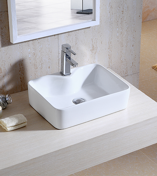 Ceramic Table-Mounted Wash Basin – Aquant India