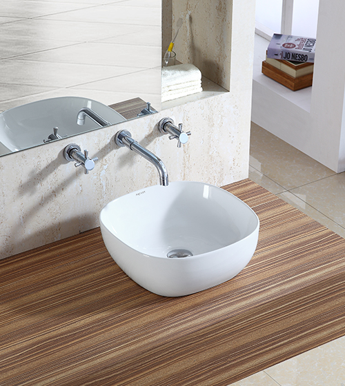 Ceramic Table-Mounted Wash Basin – Aquant India