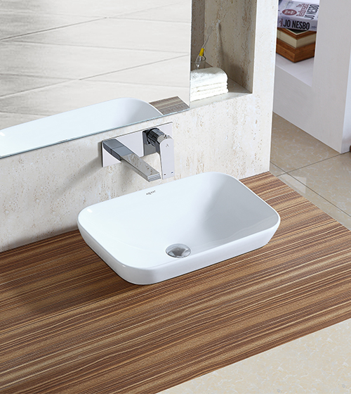 Ceramic Drop-In Semi-Counter Wash Basin – Aquant India