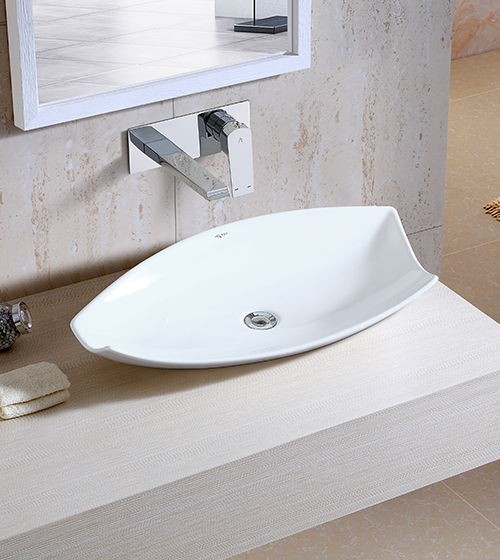 Ceramic Table-Mounted Wash Basin – Aquant India