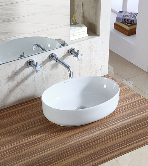 Ceramic Table-Mounted Wash Basin – Aquant India