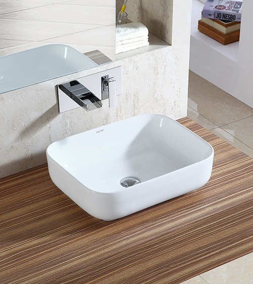 Ceramic Table-Mounted Wash Basin – Aquant India