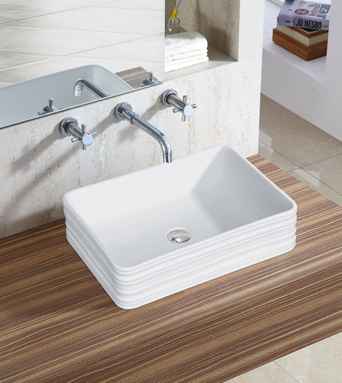 Ceramic Table-Mounted Wash Basin – Aquant India