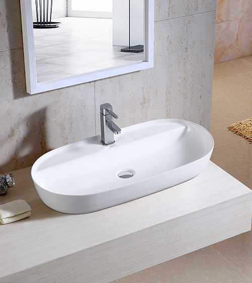 Ceramic Table-Mounted Wash Basin – Aquant India