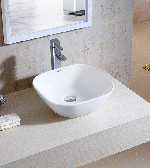 Ceramic Table-Mounted Wash Basin – Aquant India