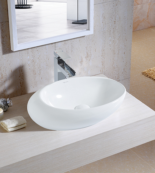 Ceramic Table-Mounted Wash Basin – Aquant India