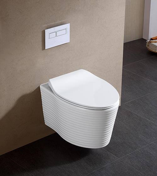 Wall-Hung Toilet with Slim UF Seat Cover – Aquant India