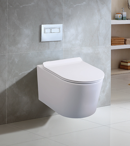 Rimless Wall-Hung Toilet with Slim UF Seat Cover – Aquant India