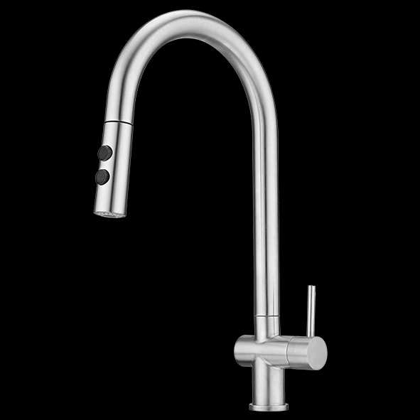 Stainless Steel Table Mounted Pullout Sink Cock  – Aquant India