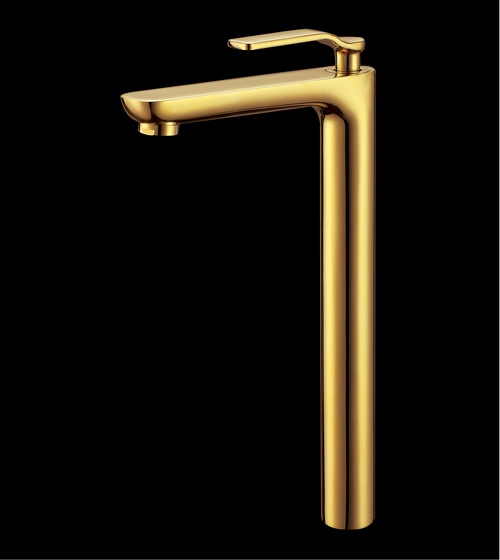 Basin Tall Pillar Tap (Venetian Gold) – Aquant India