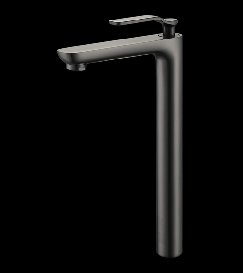 Basin Tall Pillar Tap (Matt Grey) – Aquant India