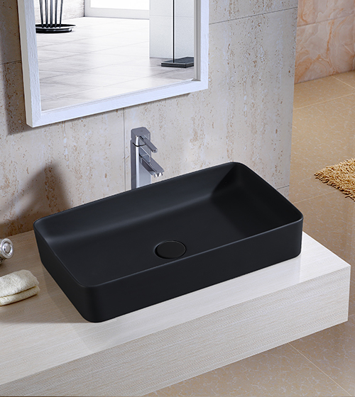 Aquant Matt Black Wash Basin