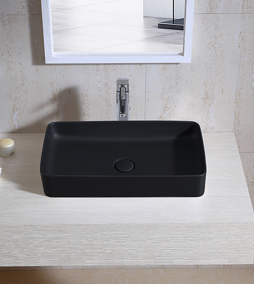 Aquant Matt Black Wash Basin