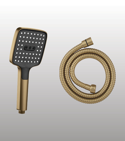 ABS Hand Shower 3 Function With 1.5 mtr Flexible Hose  – Aquant India