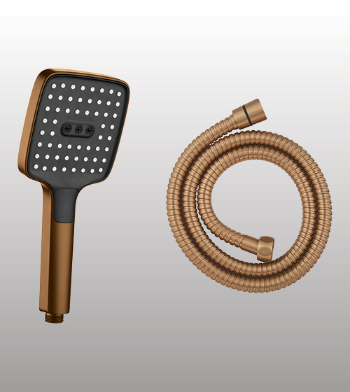ABS Hand Shower 3 Function With 1.5 mtr Flexible Hose  – Aquant India