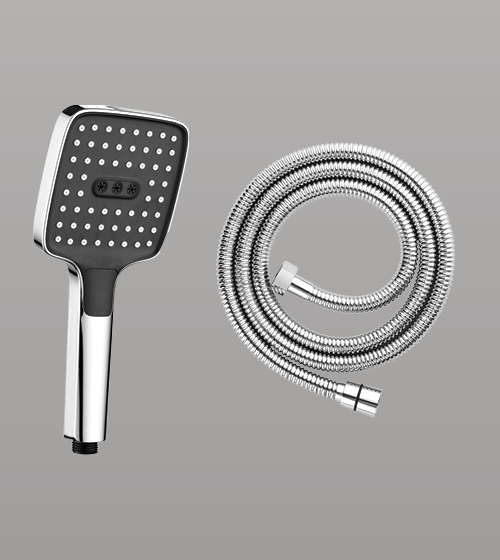 ABS Hand Shower 3 Function With 1.5 mtr Flexible Hose  – Aquant India