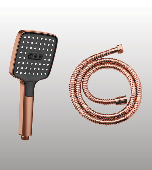 ABS Hand Shower 3 Function With 1.5 mtr Flexible Hose  – Aquant India