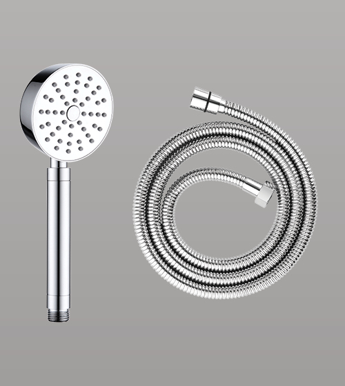 Brass Hand Shower Powder Flow With 1.5 mtr Flexible Hose  – Aquant India