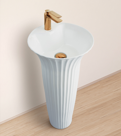 Aquant Ceramic Pedestal Wash Basin