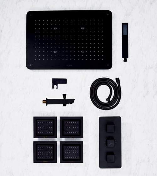 Complete Shower Set (Matt Black) – Aquant India