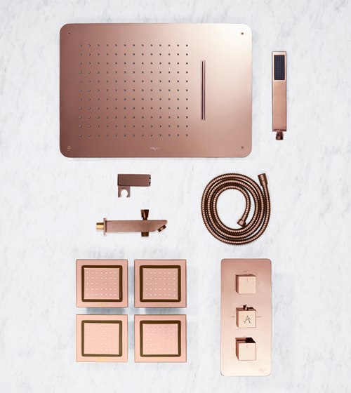 Complete Shower Set (Rose Gold) – Aquant India