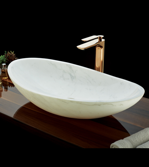 Aura Snow - Statuario Marble Basin – Aquant India