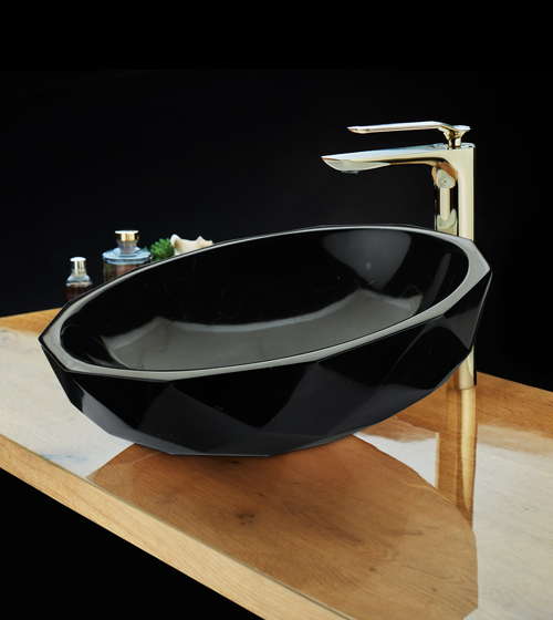 Crypton Noir - Nero Marquina Marble Basin – Aquant India