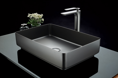 Aquant Stainless Steel Graphite Grey Basin