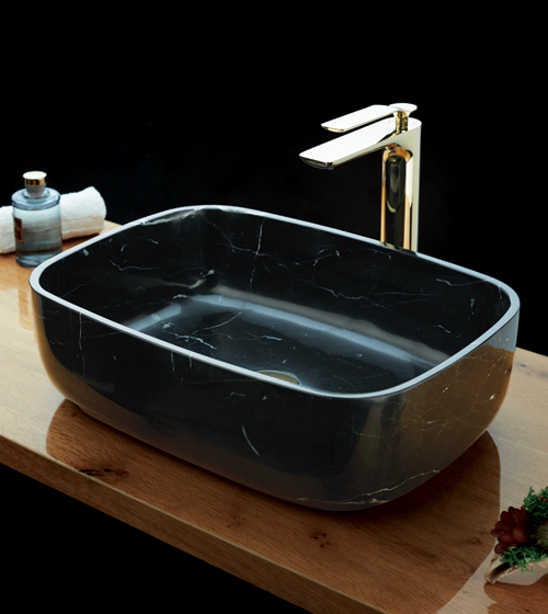 Vector Noir - Nero Marquina Marble Basin – Aquant India